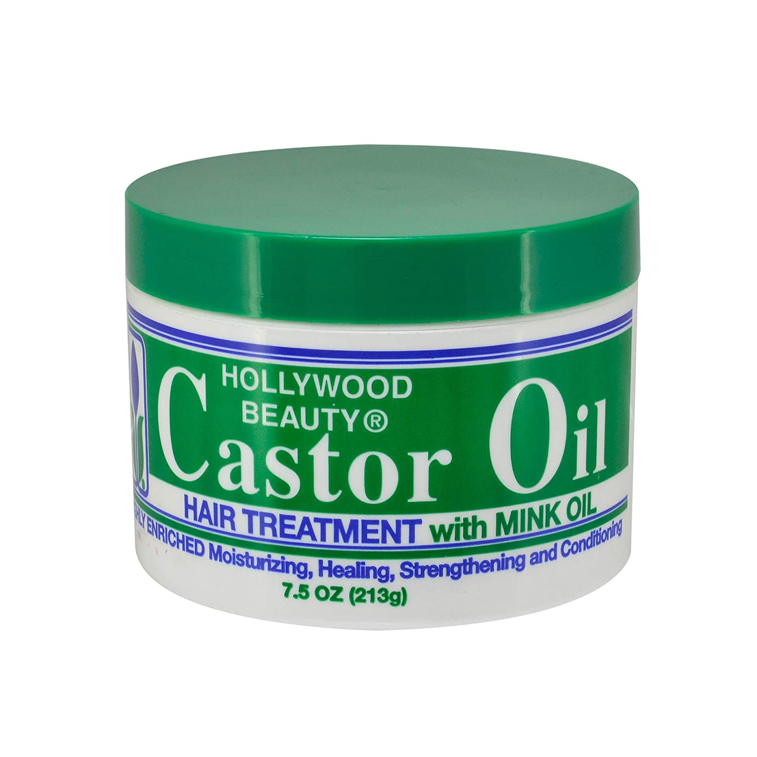 Hollywood Beauty Castor Oil Hair Treatment, with mink 7.5oz